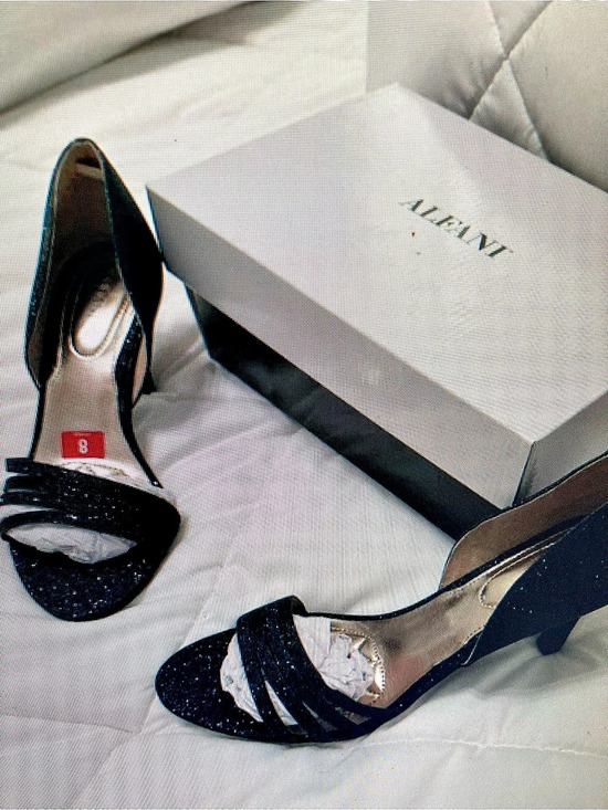 None Shoes - ALDO Heeled Sandals in Black Size 8 Like New
